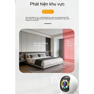 camera 360 độ Hai Mắt Wifi - Nhìn Đêm Màu, AI Tracking,  Nói Chuyện Từ Xa, Giám Sát Nhà & Văn Phòng