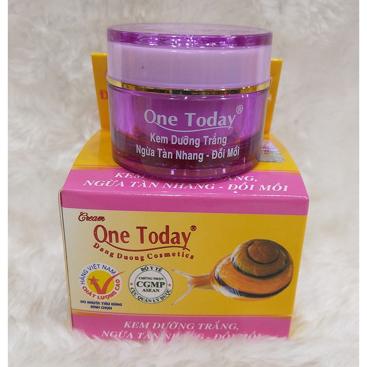 ONE TODAY - KEM DƯỠNG TRẮNG NGỪA TÀN NHANG - ĐỒI MỒI - 8G