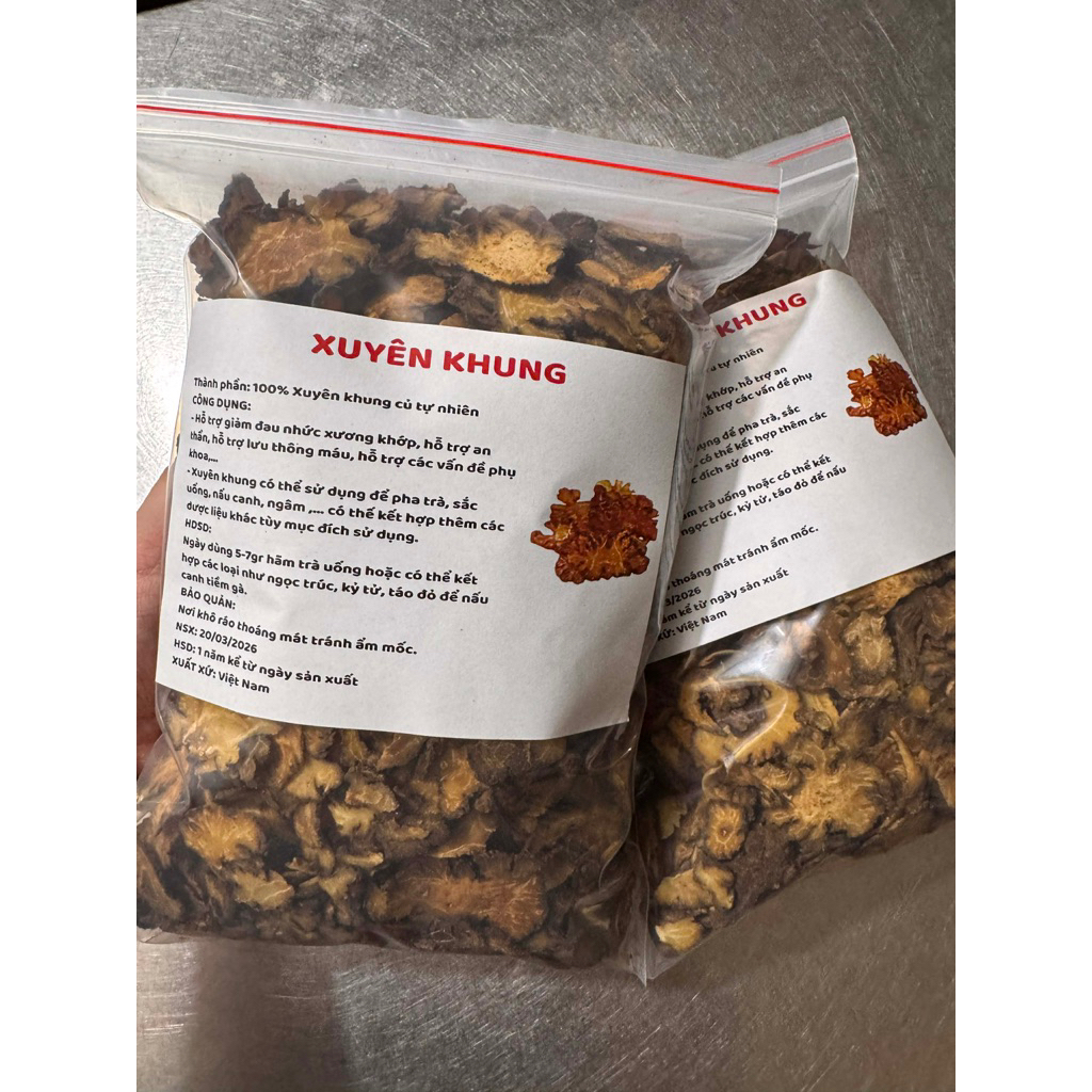 500GR Xuyên Khung Thái Lát (Khô, Thơm) Giúp An Thần Ngủ Ngon