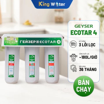 [CHÍNH HÃNG] Máy Lọc Nước Nano Geyser Ecotar 4 - Nhập Khẩu Nga - Không Dùng Điện, Không Nước Thải