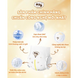 ( Qùa mới )Combo 5 Bịch Bỉm Mây Premium Siêu Mỏng, Chống Hăm, Thấm Hút Tốt (S, M, L, XL, XXL)