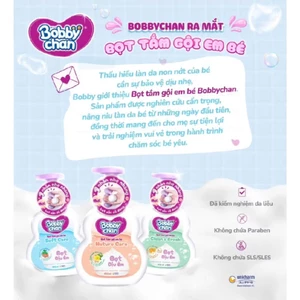 Sữa bọt tắm gội em bé Bobby Chan loại Nature Care/ Soft Care/ Clean & Fresh 200ml/ 450ml