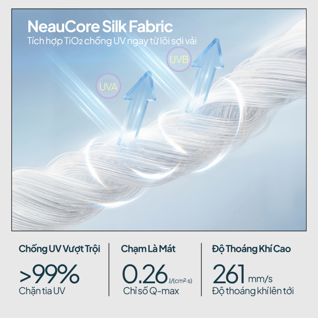 NEAU SilkShell Original Áo Khoác Chống Nắng Nữ Mát Lạnh Chống Tia UV 99% Thoáng Khí Dáng Rộng CV101 | BigBuy360 - bigbuy360.vn