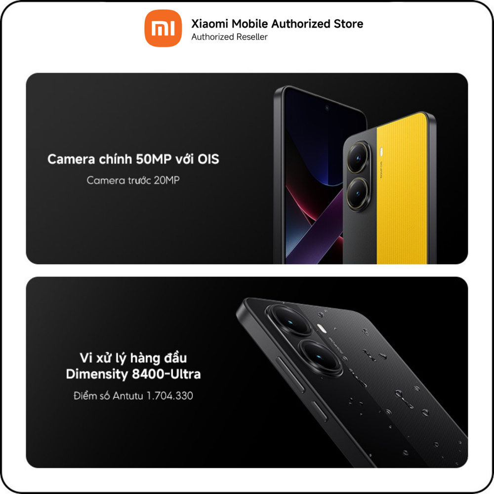Điện thoại POCO X7 Pro 5G (12+256GB) | Màn 6.67" 120Hz AMOLED | 8400-Ultra | Camera 50MP | 6000mAh | BigBuy360 - bigbuy360.vn