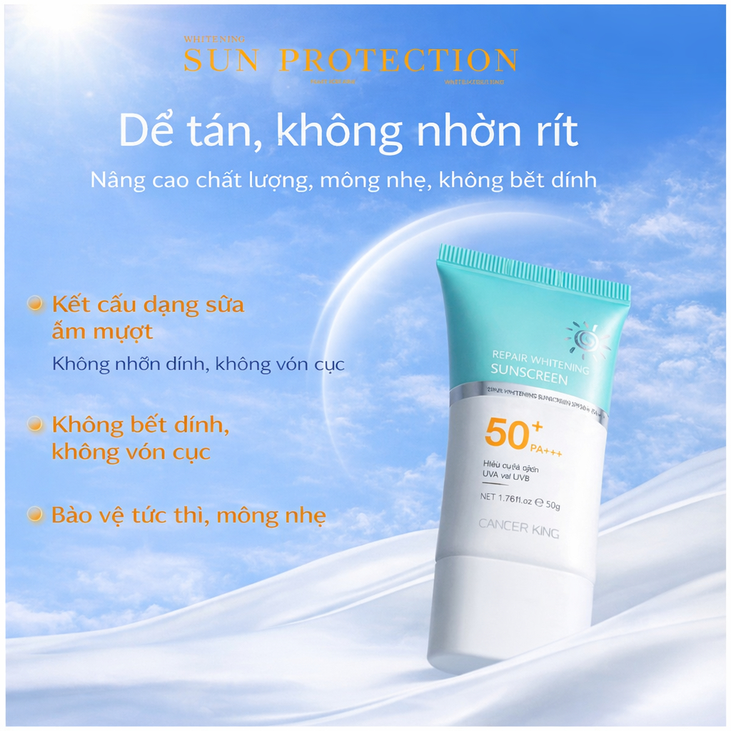 Chất lượng Kem Chống Nắng LK SPF50+++ Cho Da Dầu Mụn Thẩm Thấu Nhanh