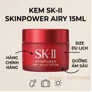 【Còn hàng】SK-II SK2 SKINPOWER Advanced Cream 15g Kem dưỡng ẩmdưỡng da Dưỡng trắng Làm trắng da Chống