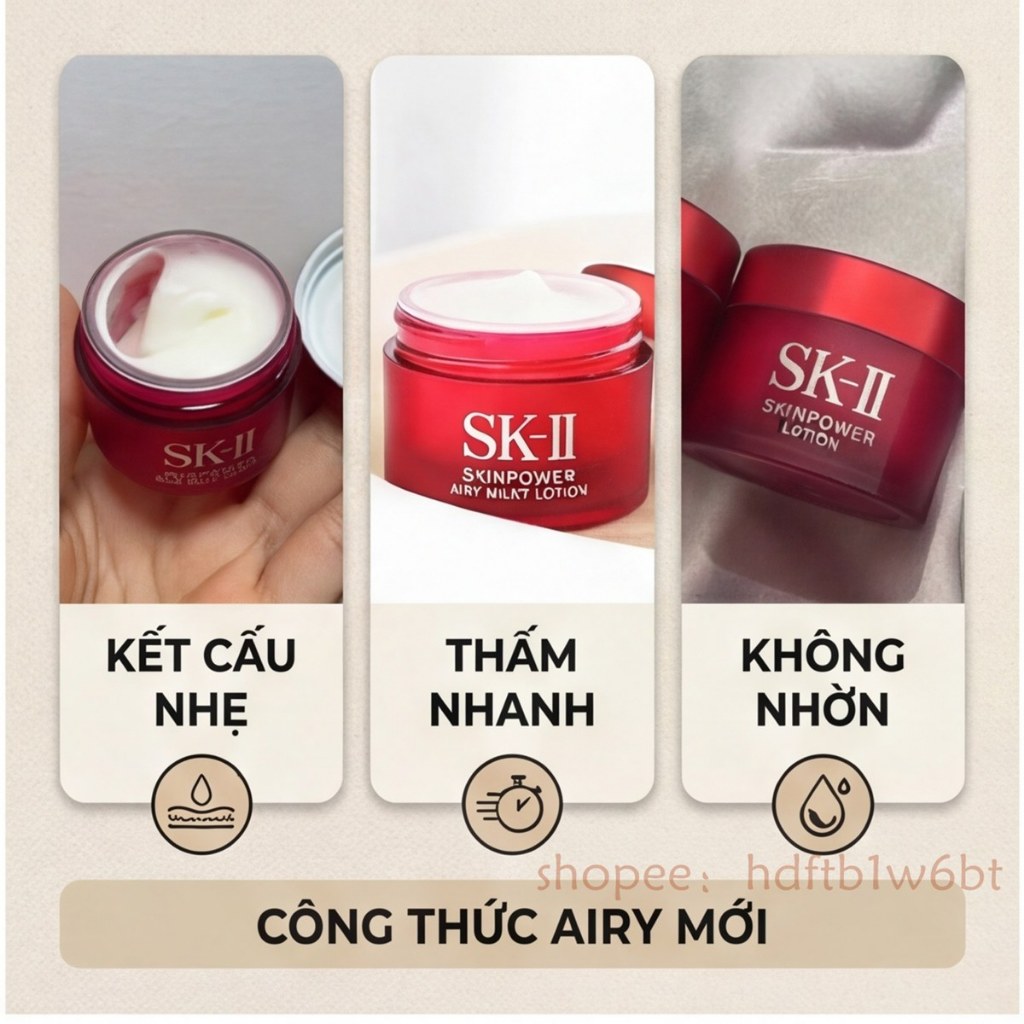 【Còn hàng】SK-II SK2 SKINPOWER Advanced Cream 15g Kem dưỡng ẩmdưỡng da Dưỡng trắng Làm trắng da Chống