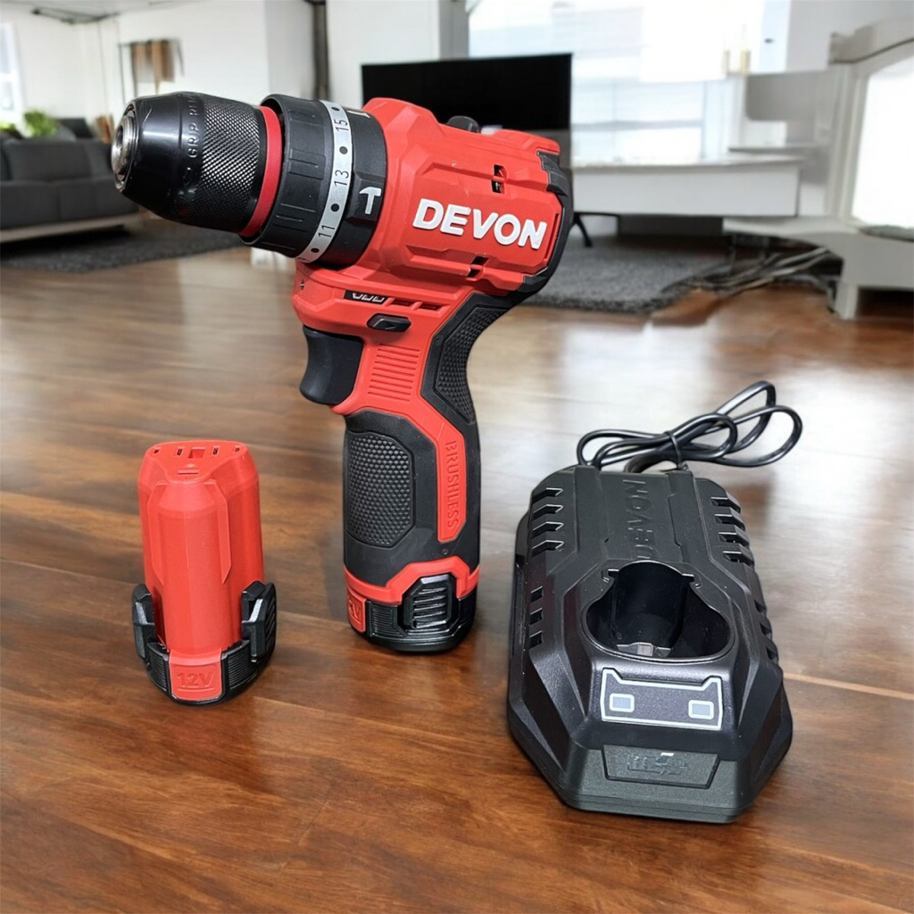 Máy khoan dùng pin 12V DEVON 5209 khoan 3 chức năng chính hãng