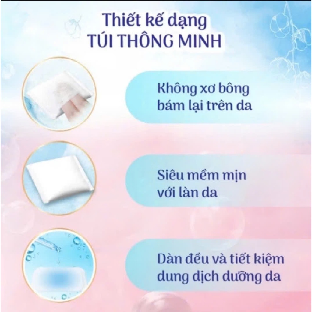 [Combo 2/4 hộp] Bông trang điểm (bông tẩy trang) Silcot 82 miếng/hộp