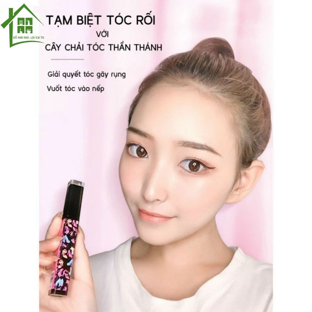 Cây chải tóc Mascara cố định tóc mai, chuốt tóc con gọn vào nếp, phụ kiện bút tạo kiểu vuốt gọn tóc.