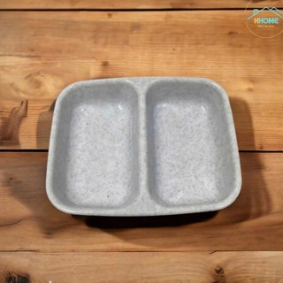 COMBO 10/15 Khay Nước Chấm 2 Ngăn Nhỏ (9 x 7cm) – Tiện Lợi, Đẹp Mắt, Chất Liệu Melamine Cao Cấp