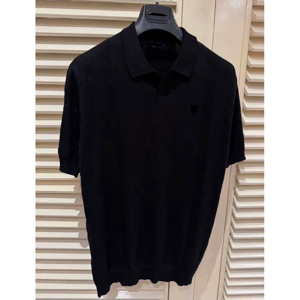 ⚡️[Hight Quality] Áo Polo Len Nam Nữ \/ Black Ready To - Điểm Nhấn Len Mịn Loại 1