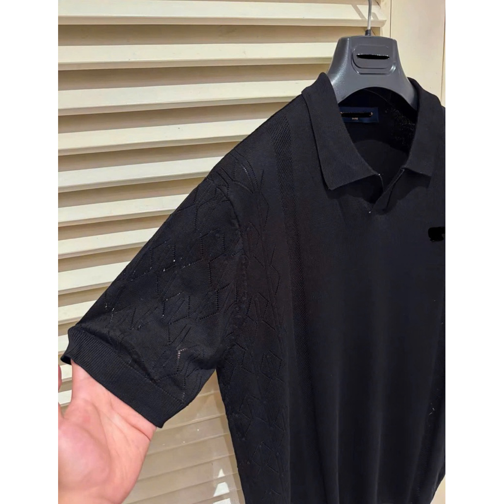 ⚡️[Hight Quality] Áo Polo Len Nam Nữ \/ Black Ready To - Điểm Nhấn Len Mịn Loại 1