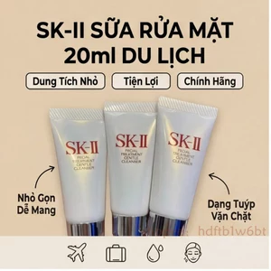 【Còn hàng】SK-II SK2 Sữa rửa mặt dịu nhẹ20g Sữa rửa mặt Chăm Sóc Da bha/aha se khít lỗ chânlôngdịunhẹ
