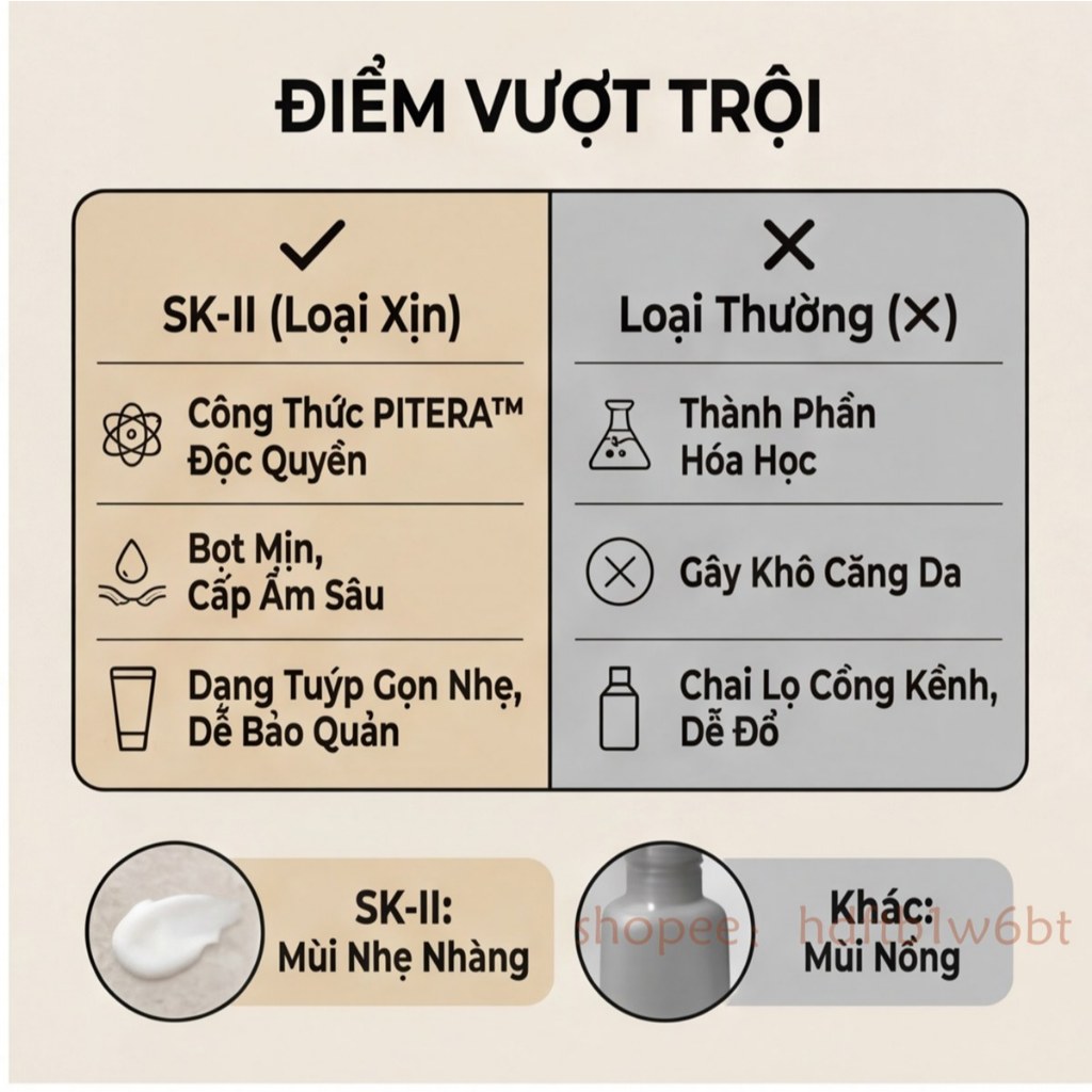 【Còn hàng】SK-II SK2 Sữa rửa mặt dịu nhẹ20g Sữa rửa mặt Chăm Sóc Da bha/aha se khít lỗ chânlôngdịunhẹ
