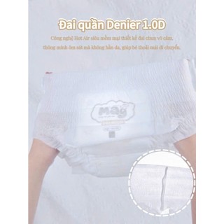 ( Quà mới )Combo 8  Bịch Bỉm Mây Organic Siêu Mỏng, Chống Hăm, Thấm Hút Tốt (S, M, L, XL, XXL)