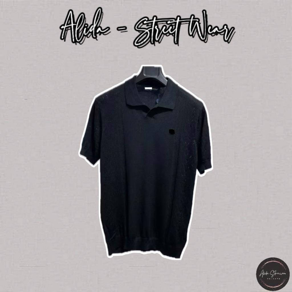 ⚡️[Hight Quality] Áo Polo Len Nam Nữ \/ Black Ready To - Điểm Nhấn Len Mịn Loại 1