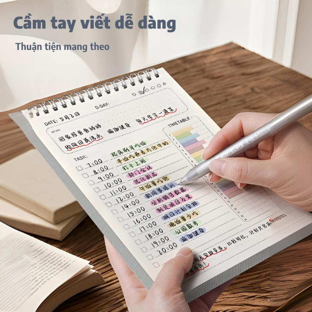 Sổ Tay Ghi Nhiệm Vụ Hằng Ngày Planner Aesthetic To Do List Sổ Quản Lý Thời Gian Học Tập , Làm Việc