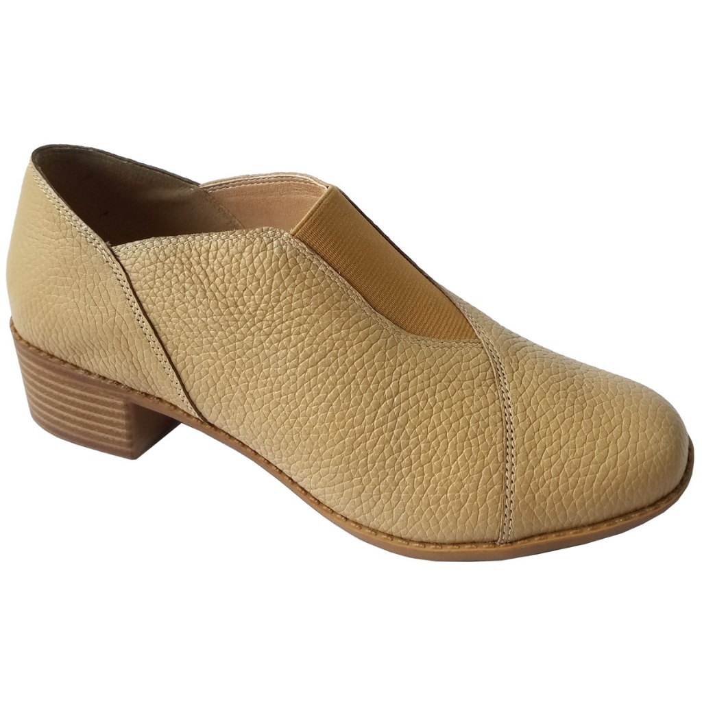 Giày cao gót nữ da bò thật BIGGBEN gót 4 cm HKD1034