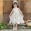 Đầm 2 Dây Bé Gái 9–26kg 1–6Y Kèm Khăn – Váy Đũi Hàn Mùa Hè Mềm Mịn, Họa Tiết Cute OP