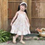 Đầm 2 Dây Bé Gái 9–26kg 1–6Y Kèm Khăn – Váy Đũi Hàn Mùa Hè Mềm Mịn, Họa Tiết Cute OP