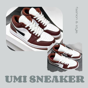 Giày Thao Cổ Thấp Dak Pony, Giày Sneaker Nam Nữ Đỏ Vạch Đen Dễ Phối Đồ (Full Size 36-44)