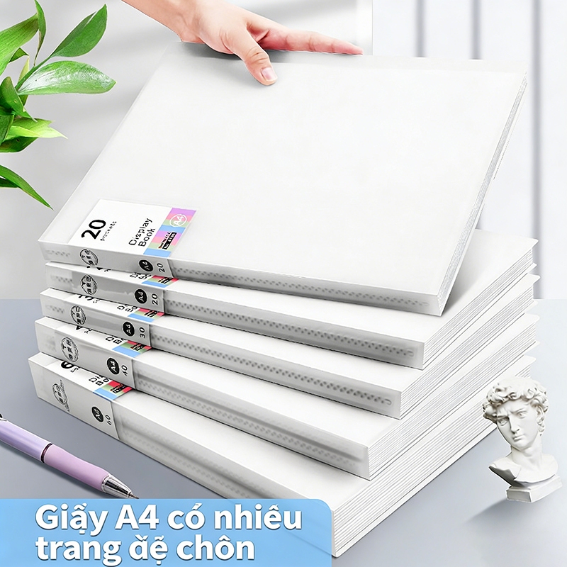 File Lá Đựng Tài Liệu A4 Trong Suốt–Bìa Lá Hồ Sơ Nhựa PP Chống Thấm Nước, Chất Lượng Cao Và Tiện Ích