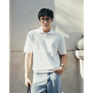 Áo polo len dệt kim tay ngắn nam. Fitted - ROUTINE 10S26KNI019