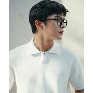 Áo polo len dệt kim tay ngắn nam. Fitted - ROUTINE 10S26KNI019