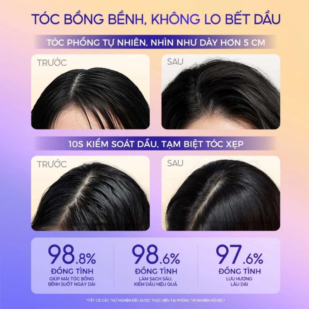 Dầu gội khô phồng tóc Grace and Glow Velvet Opium/Daisy Breeze 150ml kiềm dầu giúp giải cứu tóc bết