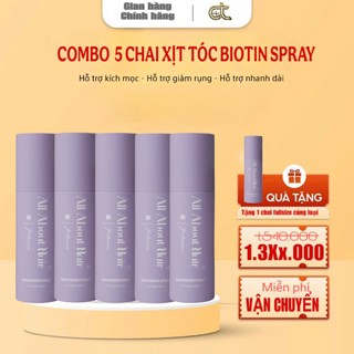 COMBO 5 CHAI XỊT TÓC BIOTIN ( Tặng 5 Gift Mini & 1 chai Full )