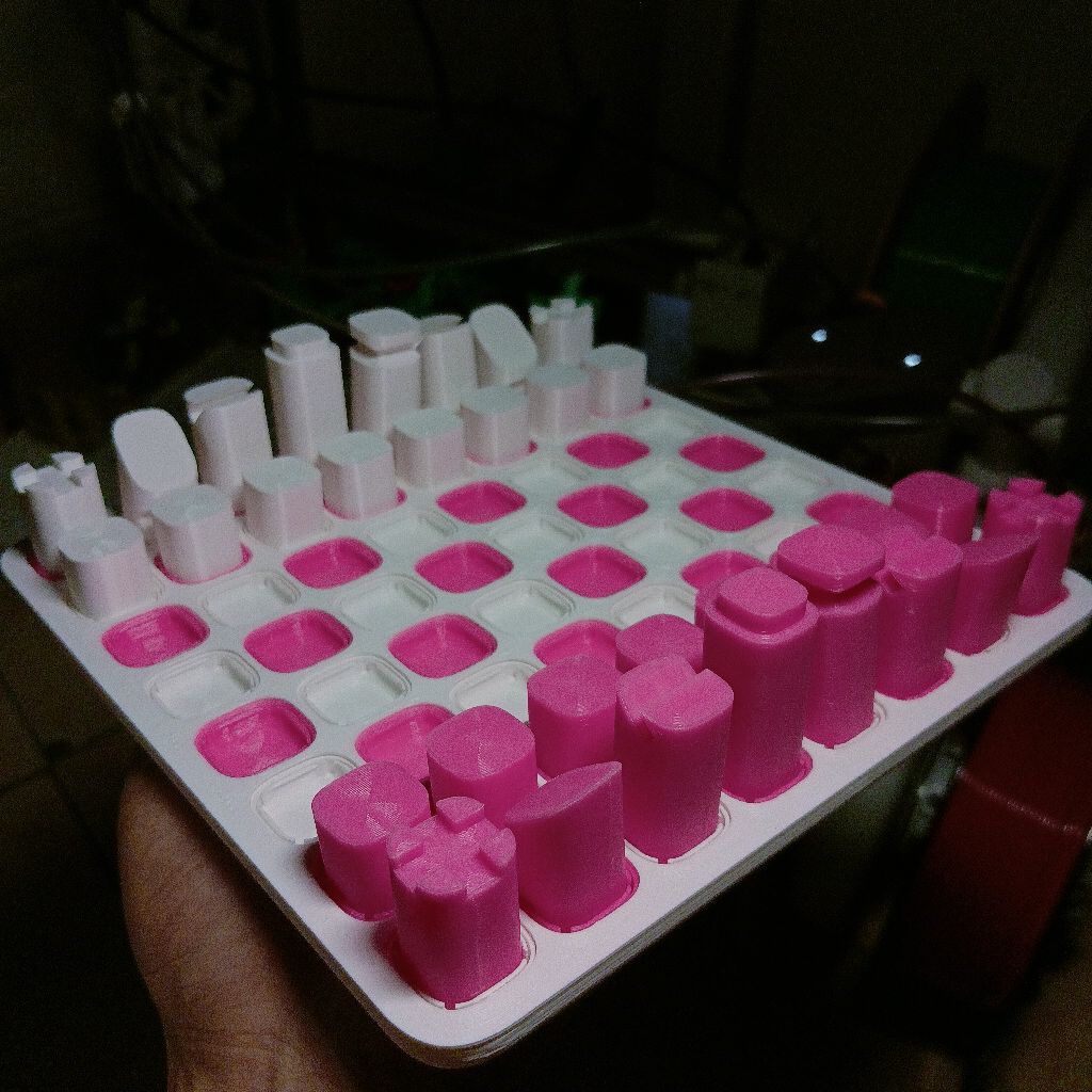 Bộ Cờ Vua Tối Giản Hiện Đại – Minimal Chess Set- Thay đổi màu sắc linh hoạt- CỜ VUA ĐỘC và LẠ, làm quà tặng, gift
