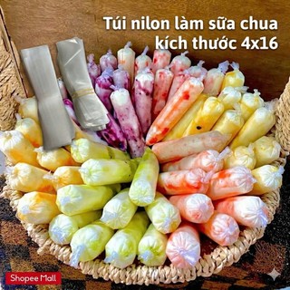 Túi Nilon Làm Sữa Chua 4x16 – Dẻo Dai, An Toàn, Giá Rẻ Bán Sỉ/Lẻ