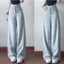 Quần jeans Hari ống rộng suông màu Wash Retro