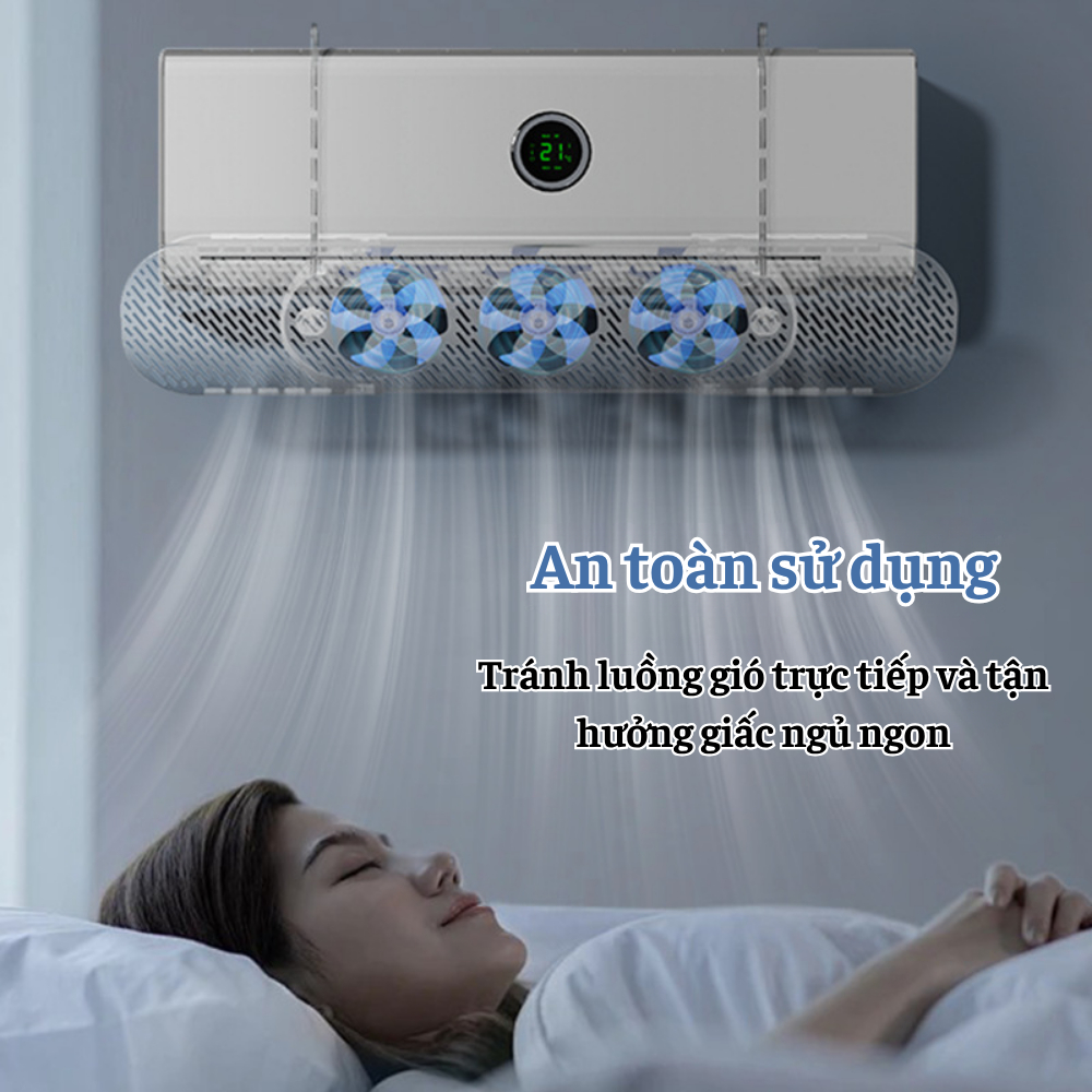 Tấm Chắn Gió Điều Hòa Treo Tường, Chống Gió Lạnh Thổi Trực Tiếp, Điều Hướng Gió Bảo Vệ Sức Khỏe