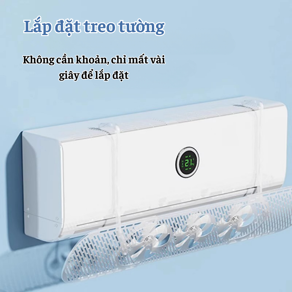 Tấm Chắn Gió Điều Hòa Treo Tường, Chống Gió Lạnh Thổi Trực Tiếp, Điều Hướng Gió Bảo Vệ Sức Khỏe