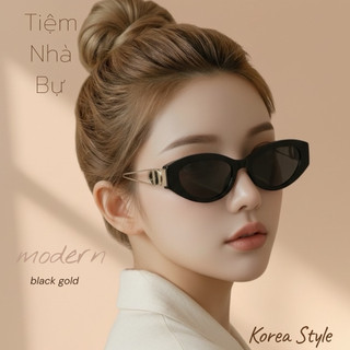 Mắt kính râm nữ gọng kim loại hot thời trang chống UV 400 - Bự store - 753