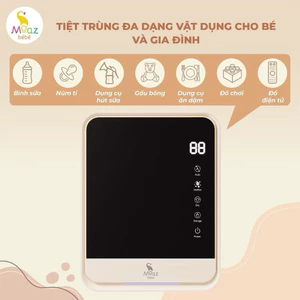 👍 Máy tiệt trùng và sấy khô bình sữa UVC – ION Moazbebe MB-082 - 22000ml .