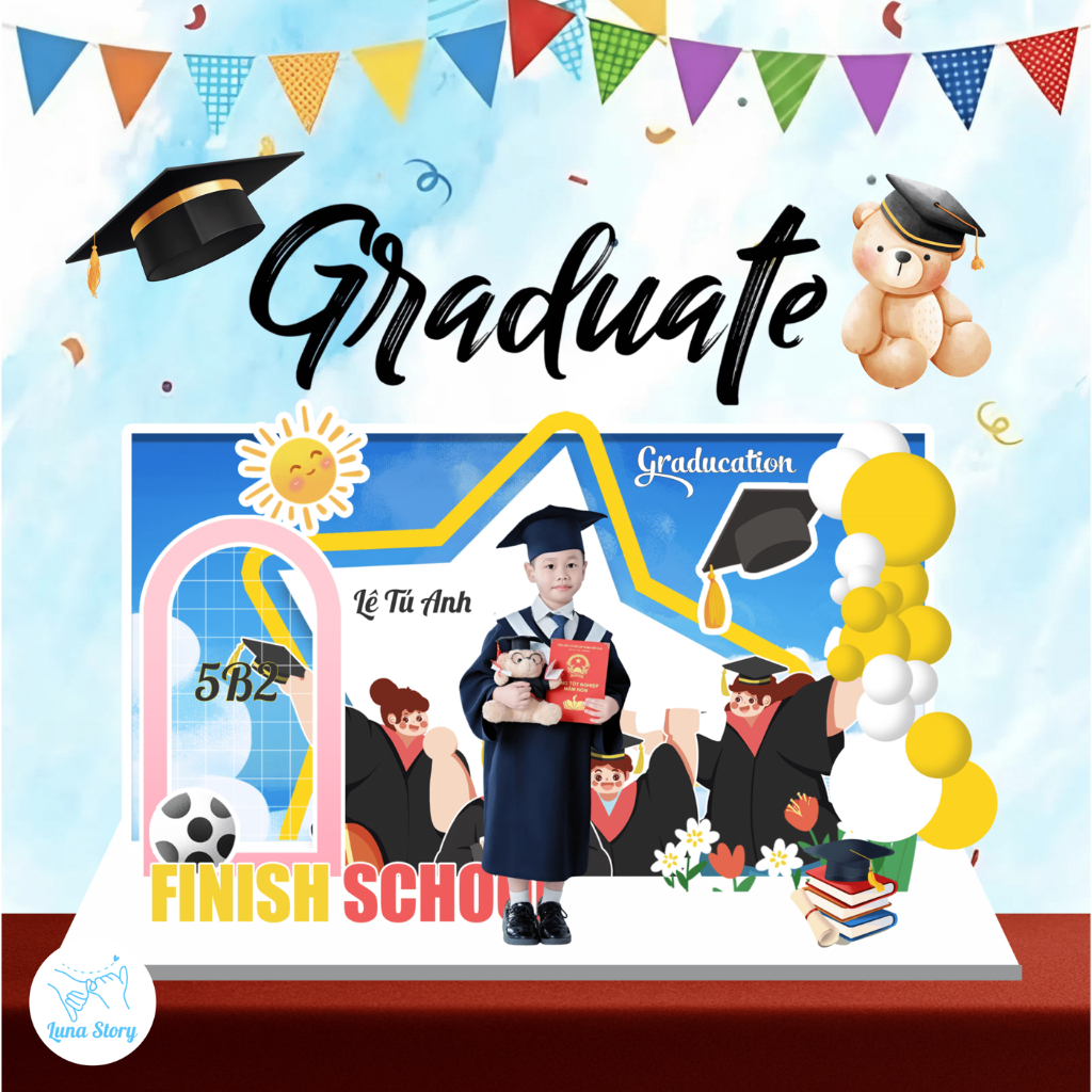 [Quà Tặng Tốt Nghiệp] Mô Hình Tốt Nghiệp 3D Luna Story  - Quà Tặng Bạn Bè, Kỉ Niệm Ra Trường