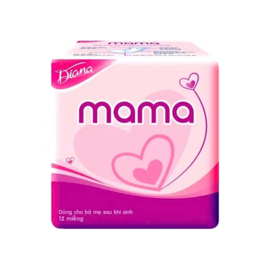 Băng vệ sinh Diana Mama cho mẹ sau sinh 12 miếng
