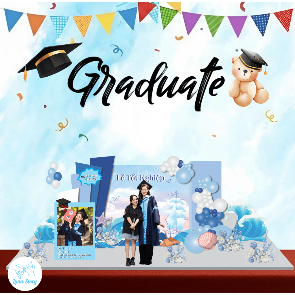 [Quà Tặng Tốt Nghiệp] Mô Hình Tốt Nghiệp 3D Luna Story  - Quà Tặng Bạn Bè, Kỉ Niệm Ra Trường