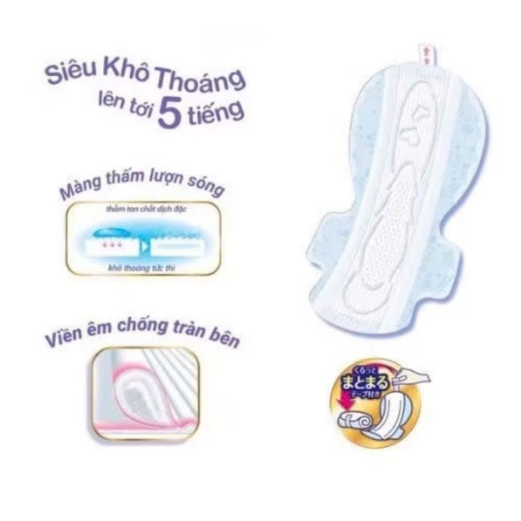 Băng vệ sinh Sofy Skin Comfort Ultra Thin siêu mỏng cánh 23cm 8 miếng/20 miếng - Hàng nhập khẩu