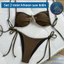 Bikini DTD Đi Biển Set 2 Mảnh Áo Có Mút Sẵn Phối Sao Biển Sịn Xò