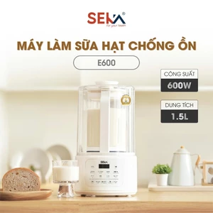 Máy Làm Sữa Hạt Đa Năng 1,5L SEKA E600 Chống Trào, Chống Ồn - Hàng Chính Hãng