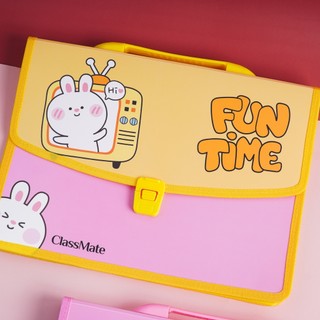 Cặp Học Thêm 2 Ngăn Classmate Đa Dạng Mẫu, Dễ Thương , Cặp Học Thêm Chất Liệu Nhựa Nguyên Sinh An Toàn Cho Bé, Học Sinh