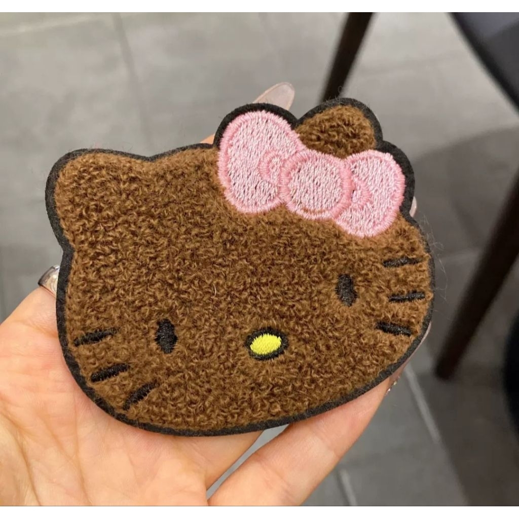 Miếng Dán Tóc/Mái Hello Kitty, My Melody, Kuromi, Cinnamoroll Lông Xù Lớn Cố Định Tóc Mái Trang Điểm