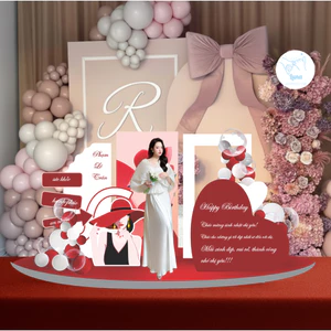 Standee Sinh Nhật 3D Cao Cấp Luna Story - Quà Tặng Bạn Bè, Người Thân, Gia Đình