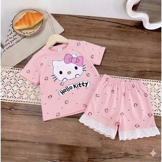 BỘ CỘC BÉ GÁI KITTY COTTON 4 CHIỀU MỀM MÁT 9-25KG