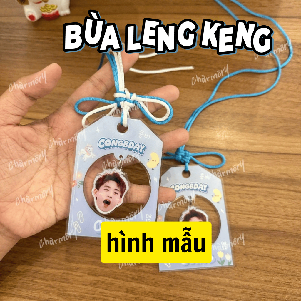 Móc khoá/ keyrings mẫu BÙA LENGKENG IN THEO YÊU CẦU ATSH MÙA 2 CONGB ✨ATSH2