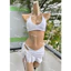 Bikini DTD 2 Mảnh Cổ Chữ U Quần Tam Giác